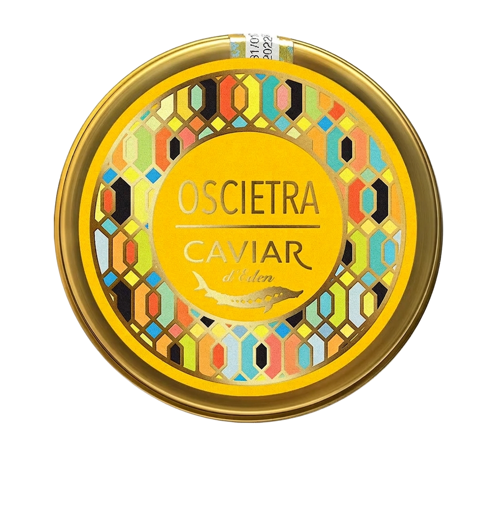 Oscietra caviar tin